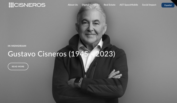 UNIVISION聯(lián)合創(chuàng)始人古斯塔沃西斯內(nèi)羅斯去世享年78歲
