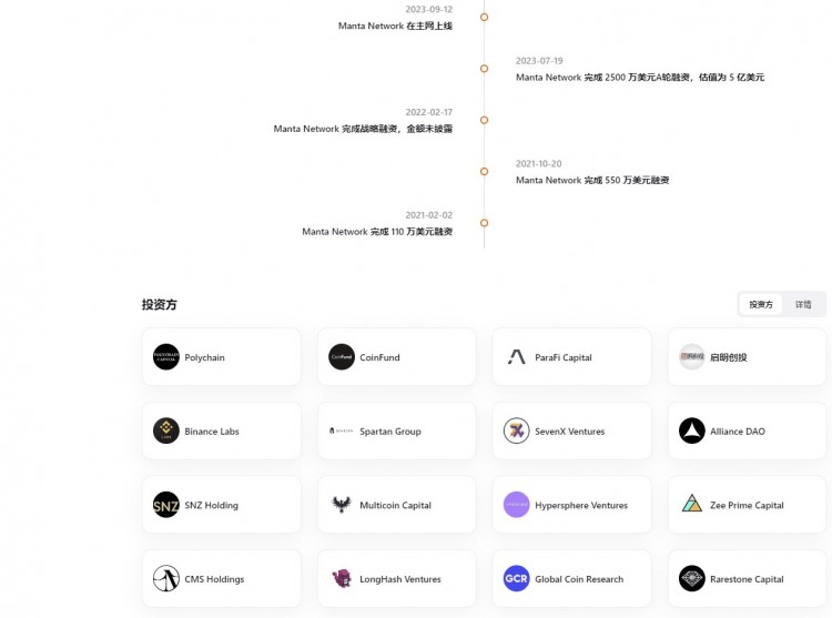 Manta Network四輪融資總計(jì)6040萬美元，現(xiàn)估值5億美元，ETH和USDC橋接正在進(jìn)行