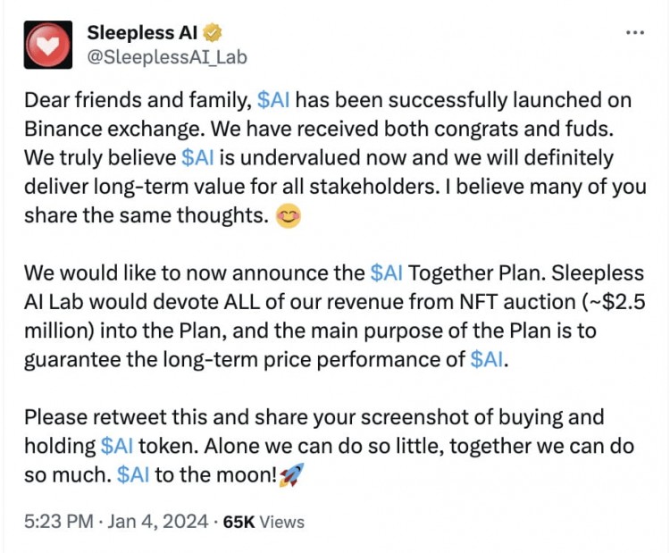 SLEEPLESSAITOGETHER計劃引爆新一波熱情