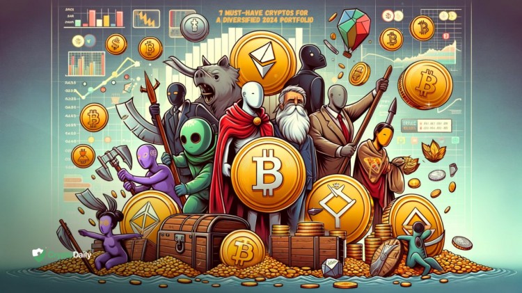 2024 年多元化投資組合中的4種加密貨幣