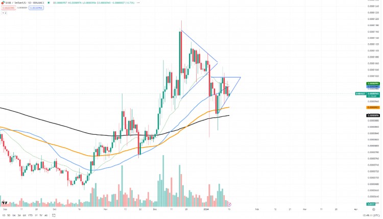 Shiba Inu Ascending Triangle Pattern Bullish Signal Avatar Fans Free Blogger Increase