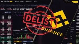 幣安交易所下架四個加密貨幣交易對