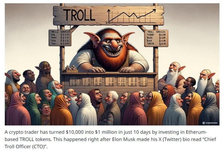Meme 代幣交易者賺得百萬，感謝 Elon Musk