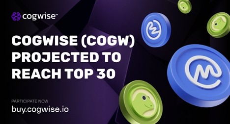[加密市場分析師]Cogwise (COGW) 預計將進入前 30 名代幣