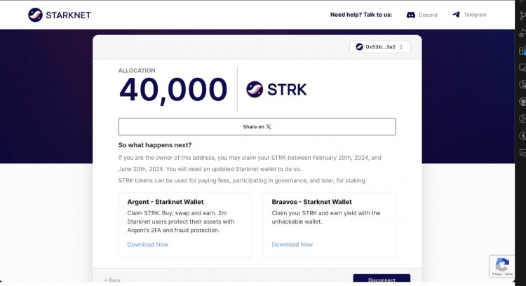 大四學生收到47000個STRK空投并與其互動10個月