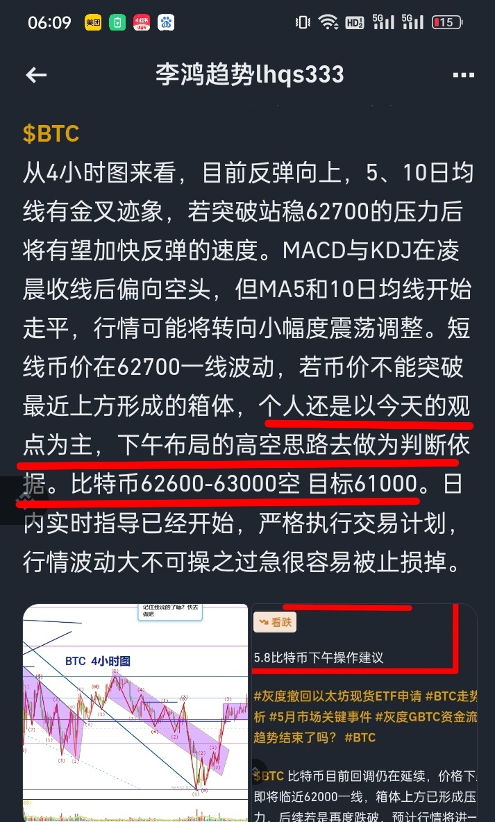 大家覺得比特幣61000還能守得住嗎我先說說我的看法