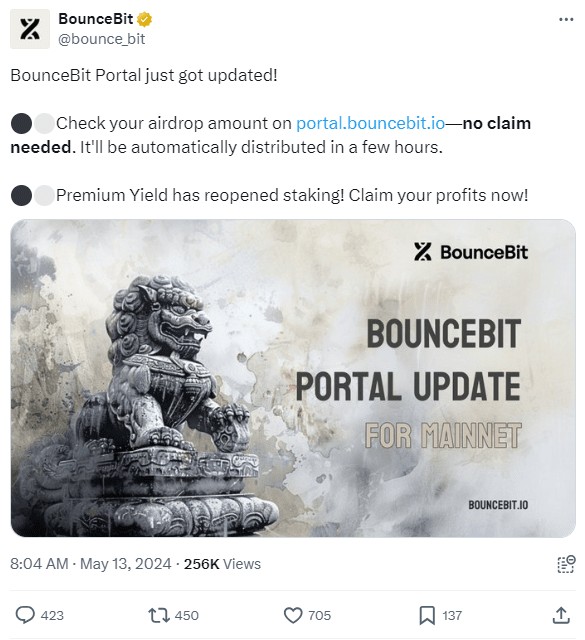 BounceBit 主網(wǎng)在網(wǎng)絡(luò)釣魚詐騙警報中推出
