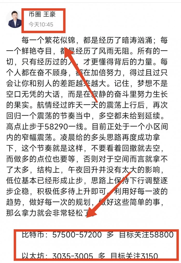 [幣圈王豪]晚間比特幣以太坊操作思路以及策略分析給到