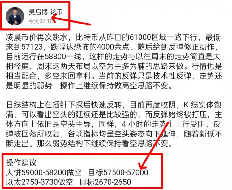 [吳啟博—論幣]周一午間比特幣以太坊新思路以及大行情回顧